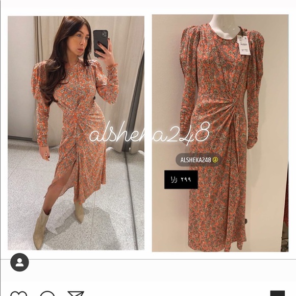 Zara print dress bloggers favorite - Picture 10 of 16